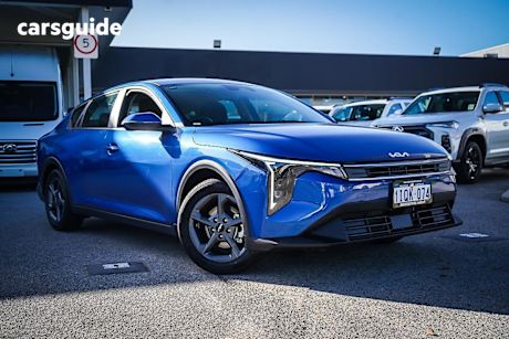 Blue 2025 Kia K4 Sedan S