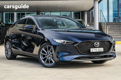 Blue 2020 Mazda 3 Hatchback G20 Touring