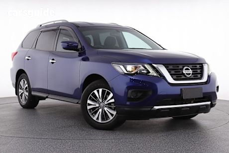 Blue 2019 Nissan Pathfinder Wagon ST (2WD)