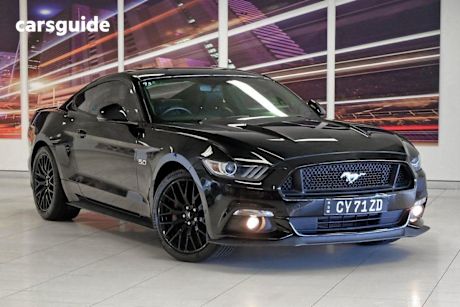 Black 2016 Ford Mustang Coupe Fastback GT 5.0 V8