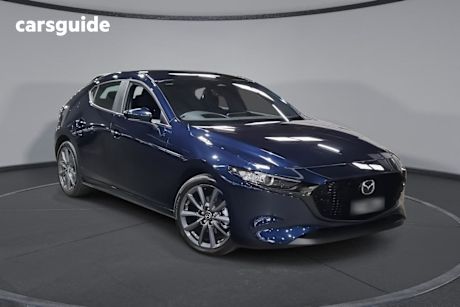 Blue 2024 Mazda 3 Hatchback G20 Evolve