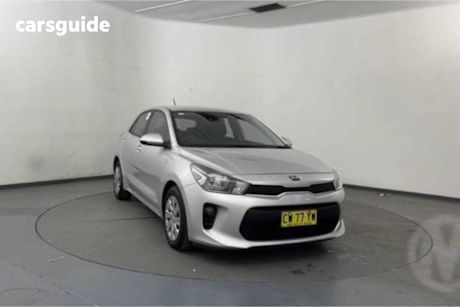 Silver 2020 Kia RIO Hatchback S