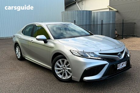 Silver 2023 Toyota Camry Sedan Ascent Sport Hybrid