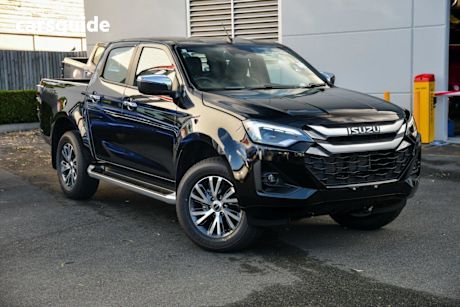 Black 2025 Isuzu D-MAX Crew Cab Utility LS-U+ (4X4)