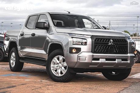 Silver 2024 Mitsubishi Triton Double Cab Pick Up Glx+ (4X4)