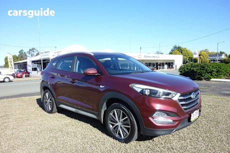 Burgundy 2017 Hyundai Tucson Wagon Active X (fwd)