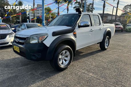 White 2010 Ford Ranger Dual Cab Pick-up XL (4X2)