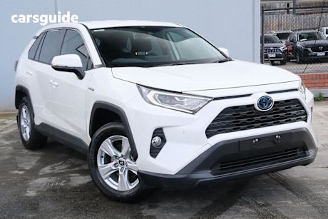 White 2021 Toyota RAV4 Wagon GX (2WD) Hybrid