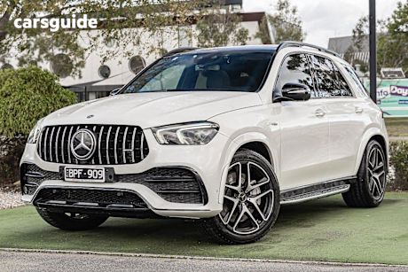 White 2021 Mercedes-Benz GLE53 Wagon 4Matic+ (hybrid)