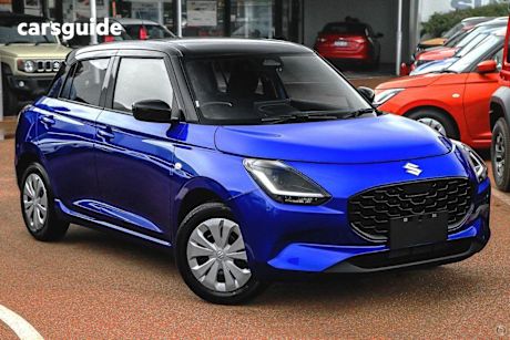 Blue 2024 Suzuki Swift Hatchback Hybrid