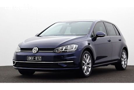 Blue 2019 Volkswagen Golf Hatchback 110 TSI Comfortline