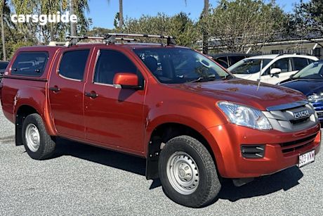 Red 2015 Isuzu D-MAX Space Cab Utility SX (4X2)