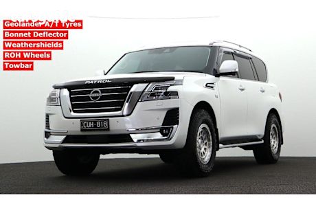 White 2023 Nissan Patrol Wagon TI-L (4X4)