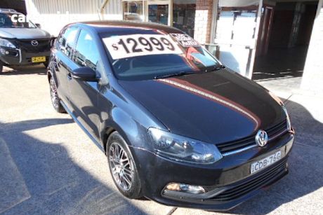 Black 2015 Volkswagen Polo Hatchback 66 TSI Trendline
