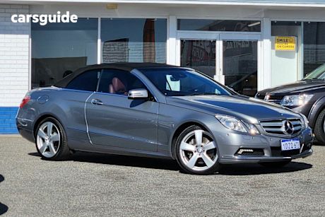 Silver 2010 Mercedes-Benz E350 Cabriolet Elegance