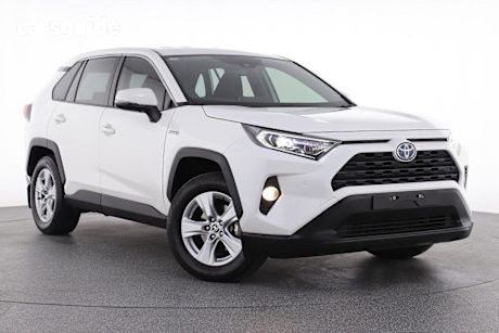 White 2020 Toyota RAV4 Wagon GX (awd) Hybrid