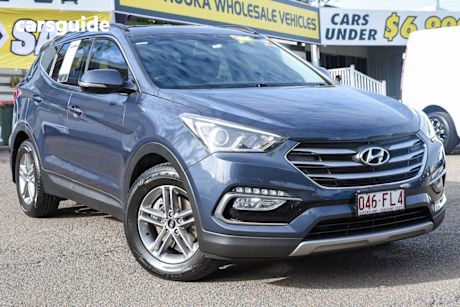 Blue 2015 Hyundai Santa FE Wagon Active Crdi (4X4)