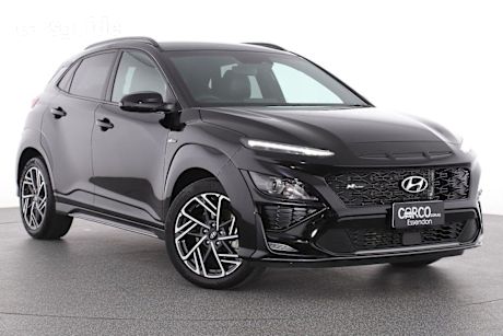 Black 2022 Hyundai Kona Wagon N Line (awd)