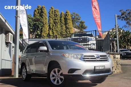 Silver 2012 Toyota Kluger Wagon KX-R (fwd) 7 Seat