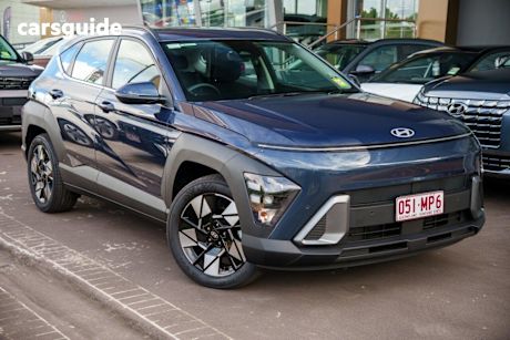 Blue 2025 Hyundai Kona Wagon Hybrid