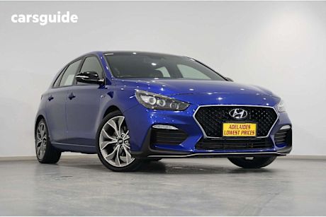 Blue 2019 Hyundai I30 Hatchback N Line Premium