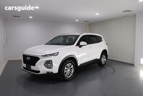 White 2020 Hyundai Santa FE Wagon Active (awd)