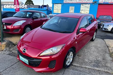 Red 2012 Mazda 3 Hatchback Neo