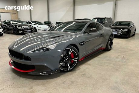 Grey 2017 Aston Martin Vanquish Coupe