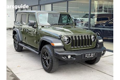 Green 2022 Jeep Wrangler SUV UNLIMITED NIGHT EAGLE 4X4