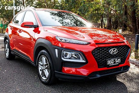 Orange 2020 Hyundai Kona SUV ACTIVE F