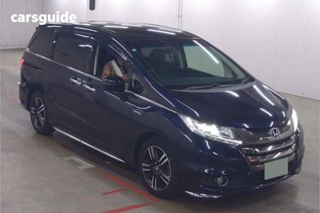 Blue 2016 Honda Odyssey Wagon Hybrid