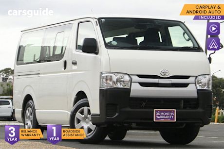 White 2020 Toyota Hiace Commercial DX