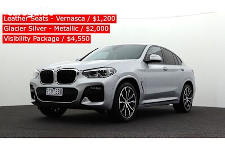 Silver 2020 BMW X4 Coupe Xdrive30I M Sport