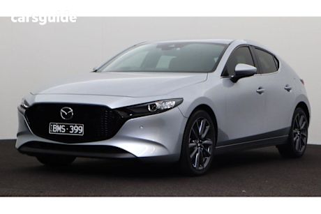 Silver 2021 Mazda 3 Hatchback G20 Evolve