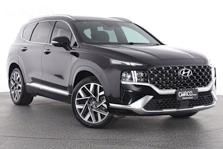 Black 2021 Hyundai Santa FE Wagon Highlander Crdi (awd)