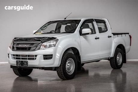 White 2015 Isuzu D-MAX Crew Cab Utility SX HI-Ride (4X2)