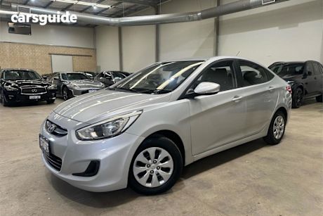 Silver 2015 Hyundai Accent Sedan Active