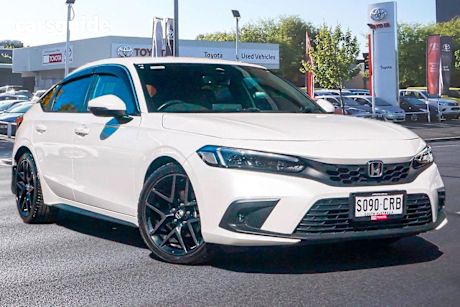 White 2022 Honda Civic Hatch VTI LX F