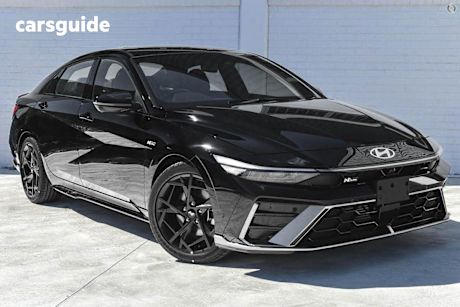 Black 2025 Hyundai I30 Sedan N LINE PREMIUM F
