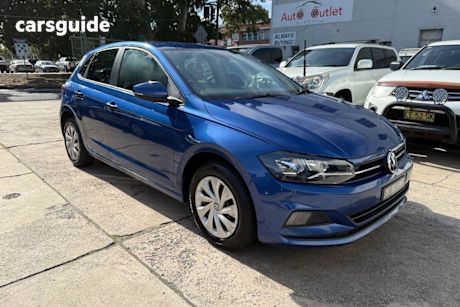 Blue 2019 Volkswagen Polo Hatchback 70 TSI Trendline
