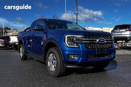 Blue 2024 Ford Ranger Super Cab Utility XLT 2.0 (4X4)