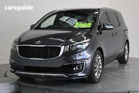 Grey 2017 Kia Carnival Wagon Platinum