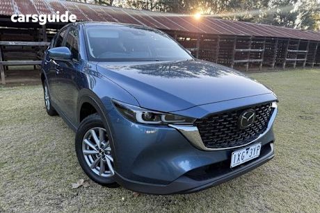 Blue 2023 Mazda CX-5 Wagon G25 Maxx Sport (fwd)