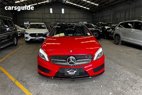 Red 2014 Mercedes-Benz A250 Hatchback Sport
