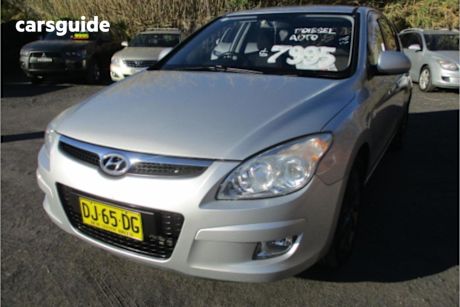 Silver 2010 Hyundai I30 Hatchback SLX 1.6 Crdi
