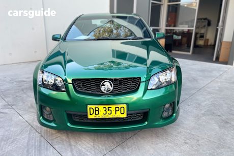 Green 2011 Holden Commodore Sedan SV6