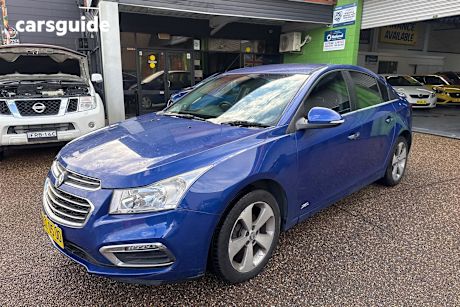 Blue 2016 Holden Cruze Sedan Z-Series