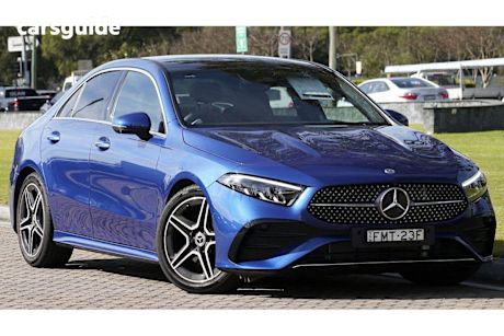 Blue 2024 Mercedes-Benz A200 Sedan