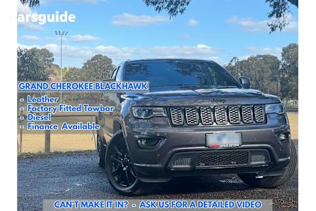 Grey 2017 Jeep Grand Cherokee Wagon Blackhawk