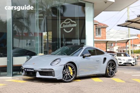 Grey 2023 Porsche 911 Coupe Turbo S